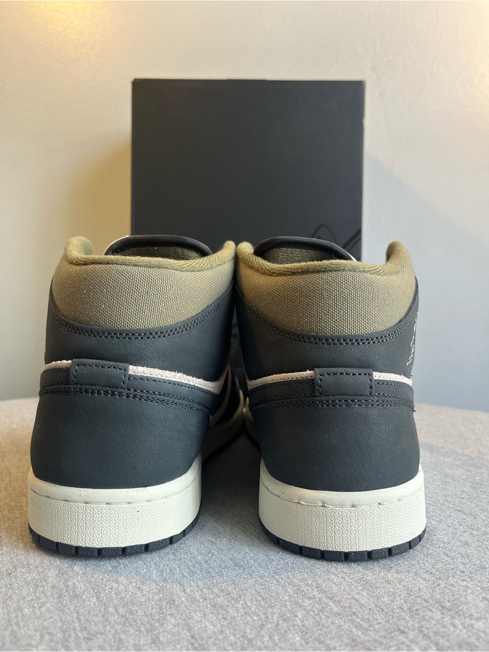 Nike Air Jordan 1 Mid SE Off Orewood Brown Off Noir Men’s Size 11 HV4091-102 - Picture 5 of 12